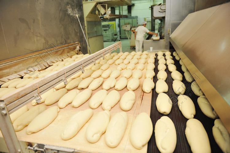 面包烘焙食品工厂生产的新鲜产品