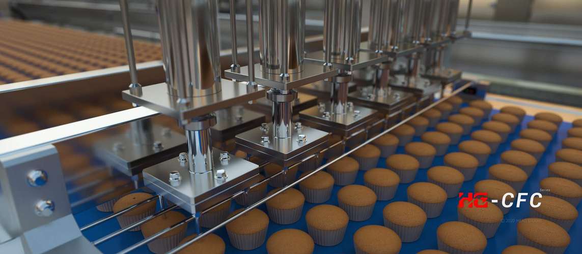 为满足各种需求,根据原始设备开发的馅料蛋挞生产线不同的食品工厂